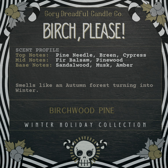 Birch, Please! Luxury Wickless Candle: Birchwood Pine Scent - Picture 2 of 7